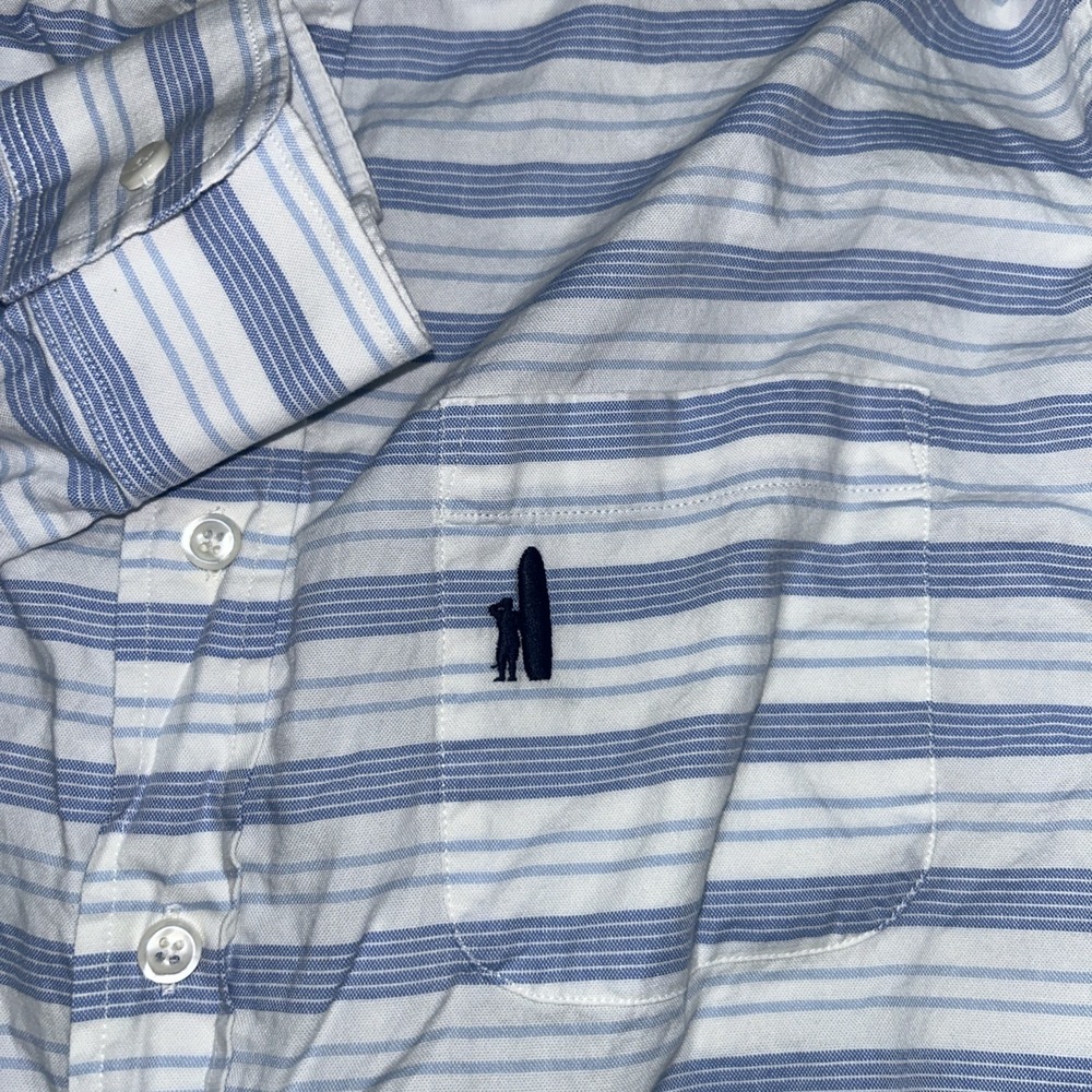 Johnnie O West Coast‎ Prep Santa Monica Long Sleeve Button Down Mens Medium - Picture 3 of 11